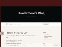 Tablet Screenshot of hawkesmoor.wordpress.com