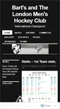 Mobile Screenshot of bartslondonhockey.wordpress.com
