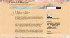 Desktop Screenshot of irreverentreveries.wordpress.com