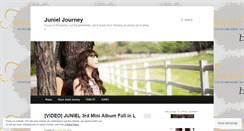 Desktop Screenshot of junieljourney.wordpress.com