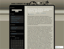 Tablet Screenshot of danacurrin.wordpress.com