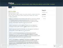 Tablet Screenshot of odios.wordpress.com