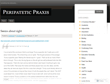 Tablet Screenshot of peripateticpraxis.wordpress.com