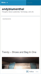 Mobile Screenshot of andyblumenthal.wordpress.com