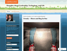 Tablet Screenshot of andyblumenthal.wordpress.com