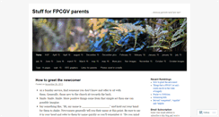 Desktop Screenshot of 4fpcgvparents.wordpress.com