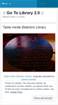Mobile Screenshot of go2library2.wordpress.com