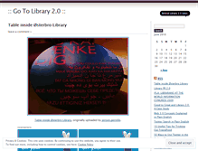 Tablet Screenshot of go2library2.wordpress.com