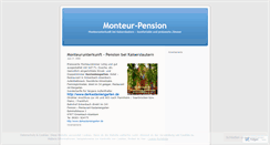 Desktop Screenshot of monteurunterkunft.wordpress.com