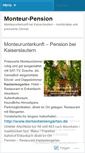 Mobile Screenshot of monteurunterkunft.wordpress.com