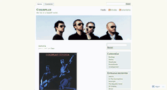 Desktop Screenshot of coldplaycl.wordpress.com