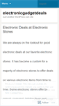 Mobile Screenshot of electronicgadgetdeals.wordpress.com