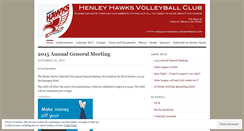 Desktop Screenshot of henleyhawksvc.wordpress.com