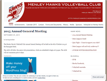 Tablet Screenshot of henleyhawksvc.wordpress.com