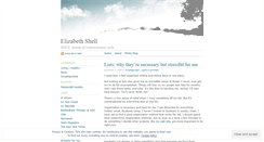 Desktop Screenshot of elizabethshell.wordpress.com