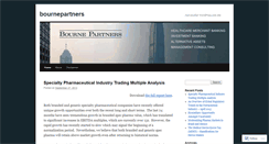 Desktop Screenshot of bournepartners.wordpress.com