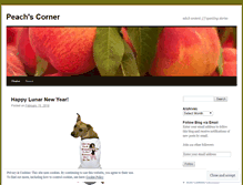 Tablet Screenshot of peachfiction.wordpress.com