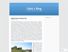 Tablet Screenshot of caityumbc.wordpress.com