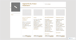 Desktop Screenshot of algerie16.wordpress.com