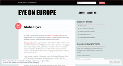 Desktop Screenshot of eyeoneurope.wordpress.com