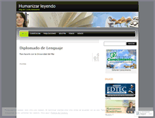 Tablet Screenshot of humanizarleyendo.wordpress.com