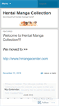 Mobile Screenshot of hentaimangacollection.wordpress.com