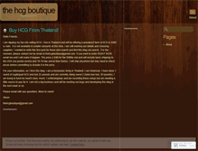 Tablet Screenshot of hcgboutique.wordpress.com