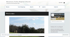 Desktop Screenshot of mountainvalleybaptistnc.wordpress.com