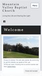 Mobile Screenshot of mountainvalleybaptistnc.wordpress.com