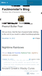 Mobile Screenshot of factmonster.wordpress.com