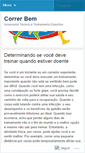 Mobile Screenshot of correrbem.wordpress.com