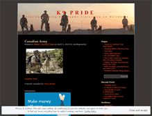 Tablet Screenshot of k9pride.wordpress.com