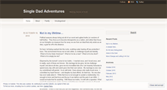 Desktop Screenshot of mysingledadadventures.wordpress.com