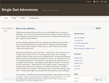 Tablet Screenshot of mysingledadadventures.wordpress.com