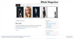 Desktop Screenshot of blinkmag.wordpress.com