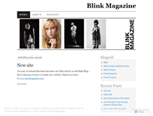 Tablet Screenshot of blinkmag.wordpress.com