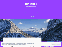 Tablet Screenshot of holytemplenet.wordpress.com