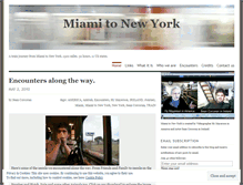 Tablet Screenshot of miamitonewyork.wordpress.com