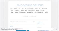 Desktop Screenshot of diarioelena.wordpress.com