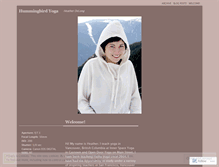 Tablet Screenshot of hummingbirdyogi.wordpress.com