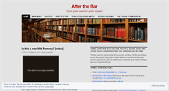 Desktop Screenshot of lawafterthebar.wordpress.com