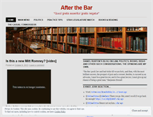 Tablet Screenshot of lawafterthebar.wordpress.com