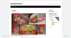 Desktop Screenshot of forbutamoment.wordpress.com