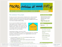 Tablet Screenshot of nscap.wordpress.com