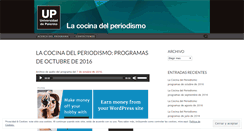 Desktop Screenshot of lacocinadelperiodismo.wordpress.com