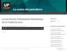 Tablet Screenshot of lacocinadelperiodismo.wordpress.com