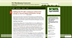 Desktop Screenshot of njmarijuanalawyers.wordpress.com