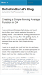 Mobile Screenshot of dotnetwidkunal.wordpress.com