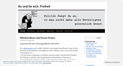 Desktop Screenshot of planwirtschaft.wordpress.com