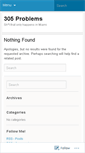 Mobile Screenshot of 305problems.wordpress.com